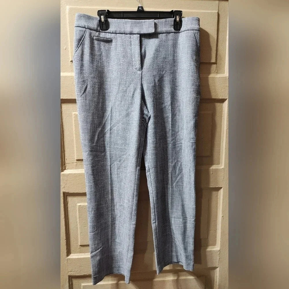 Investments Hounds-tooth Marled Tweed Chevron Pant Size: 12S